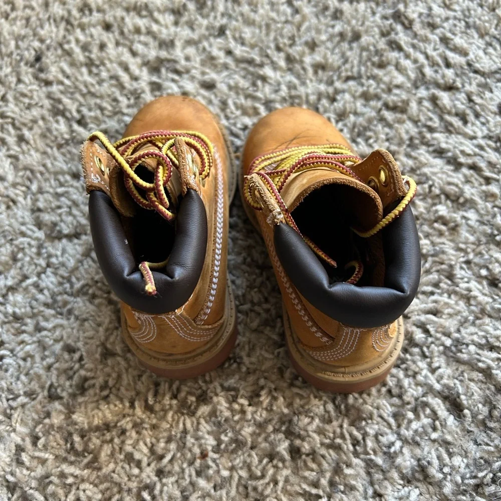 Timberland Kids' Brown Lace-Up Boots